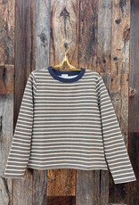 Dylan Dylan Charlie Stripe Crew Olive