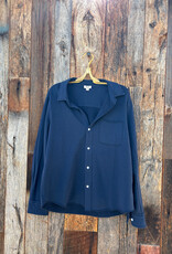 Dylan Dylan Cali Fleece Logan Shirt Indigo