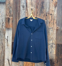 Dylan Dylan Cali Fleece Logan Shirt Indigo