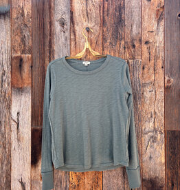 Dylan Dylan L/S Vintage Tee Emerald