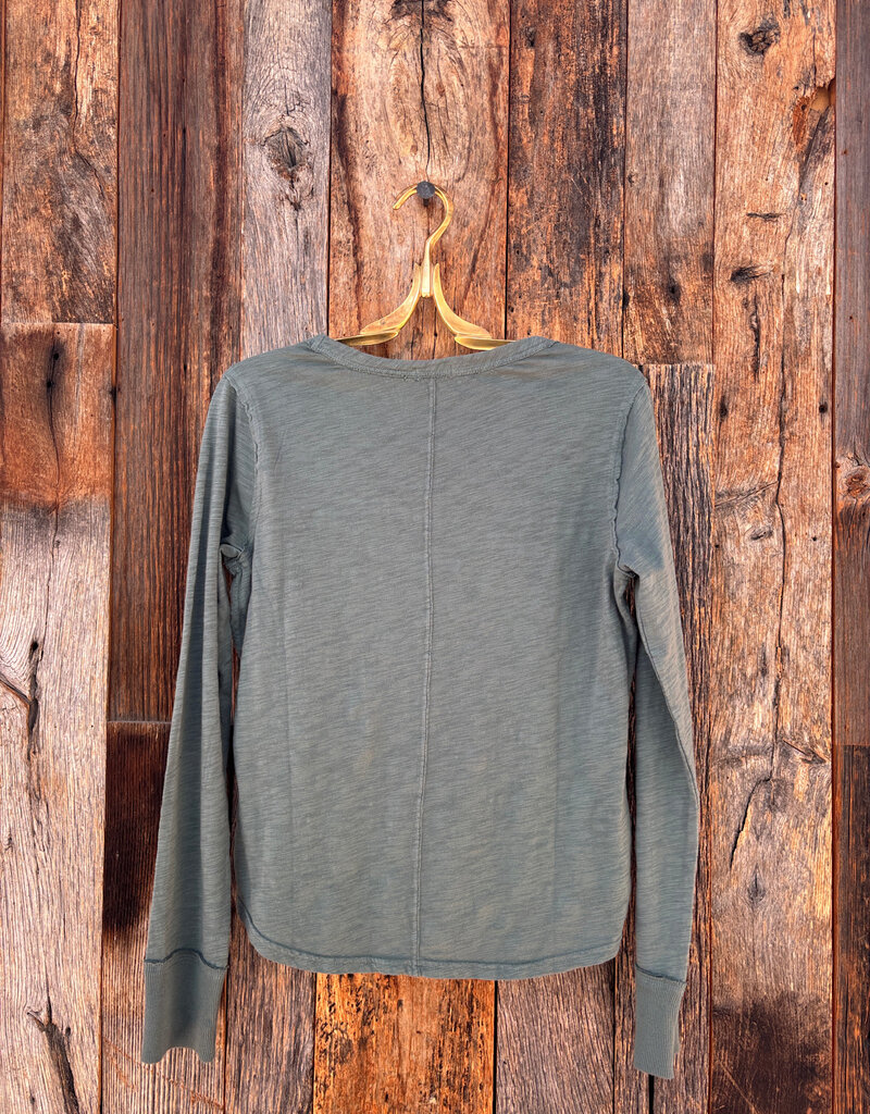 Dylan Dylan L/S Vintage Tee Emerald