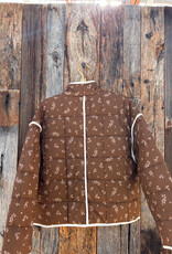 Dylan Dylan Maison Quilted Jacket Brown