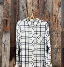Dylan Dylan L/S Taylor Plaid White