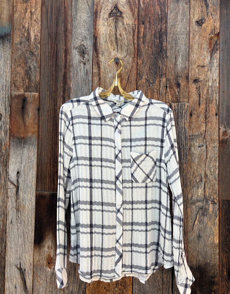 Dylan Dylan L/S Taylor Plaid White