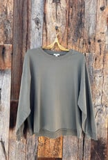 Dylan Dylan Cali Fleece Anna Crew Olive Tree