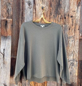 Dylan Dylan Cali Fleece Anna Crew Olive Tree