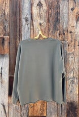 Dylan Dylan Cali Fleece Anna Crew Olive Tree