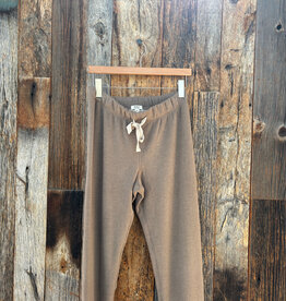Dylan Dylan Fleece Jogger w/ Tie Soft Brown