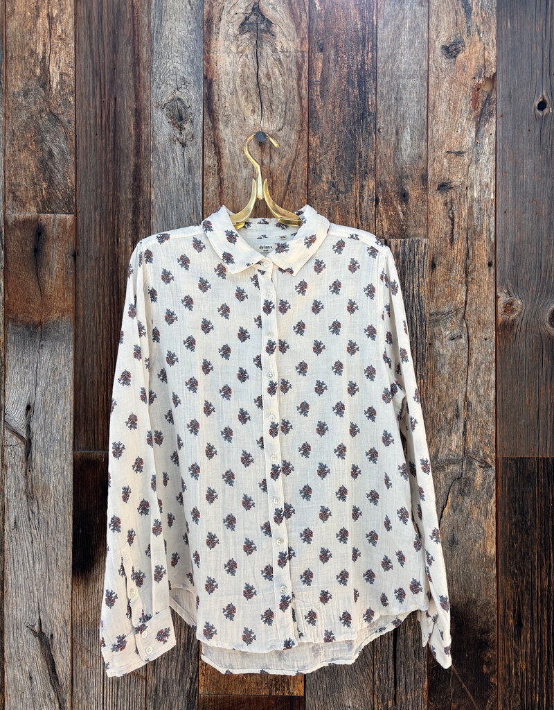 Dylan Dylan Mackenzie Button Up Nat/Den & Pink