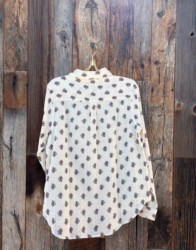 Dylan Dylan Mackenzie Button Up Nat/Den & Pink