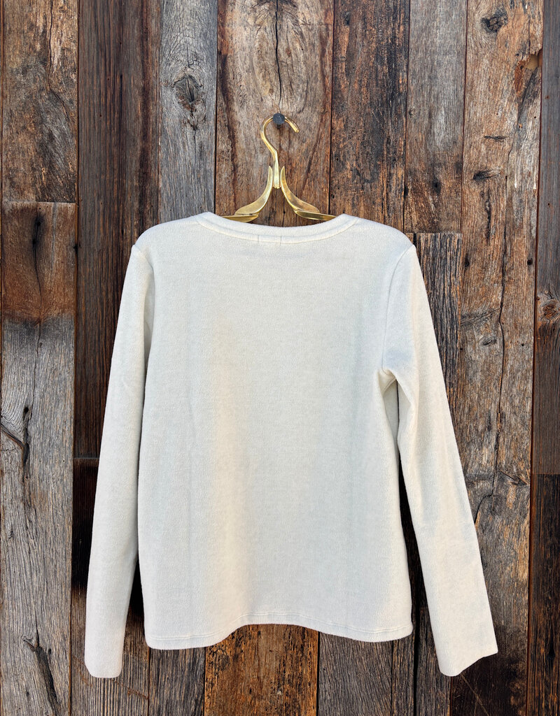 Dylan Dylan Cloud Fleece Crew Soft White