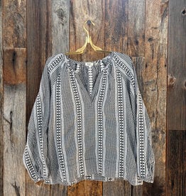 Dylan Dylan Bennet Blouse Soft Brown