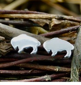 Ashton Handcrafted Jewelry Ashton Stud Buffalo Earrings