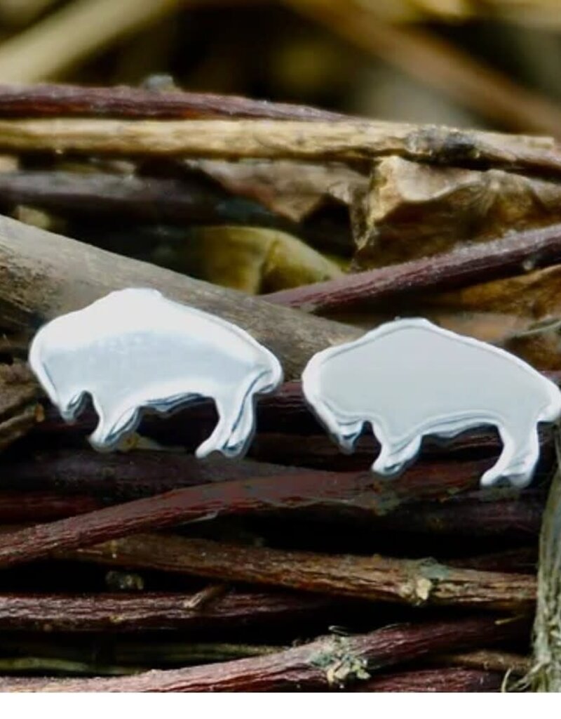 Ashton Handcrafted Jewelry Ashton Stud Buffalo Earrings
