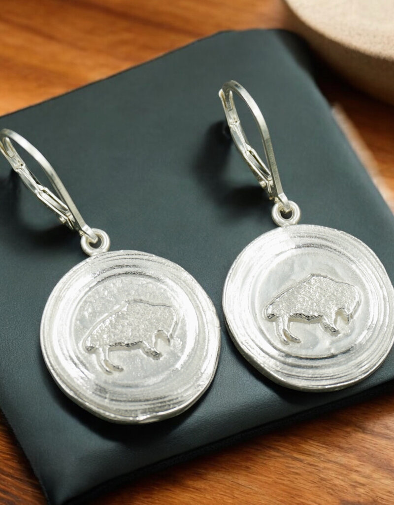 Ashton Handcrafted Jewelry Ashton Clay Buffalo Earrings