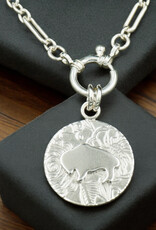 Ashton Handcrafted Jewelry Ashton Circle Fiore Buffalo Necklace SM