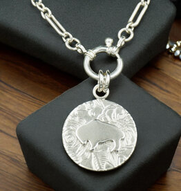 Ashton Handcrafted Jewelry Ashton Circle Fiore Buffalo Necklace SM