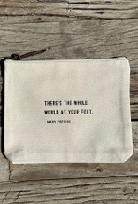 Sugarboo Sugarboo There's The Whole World Mary Poppins Canvas Zip Bag