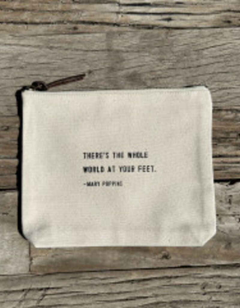 Sugarboo Sugarboo There's The Whole World Mary Poppins Canvas Zip Bag