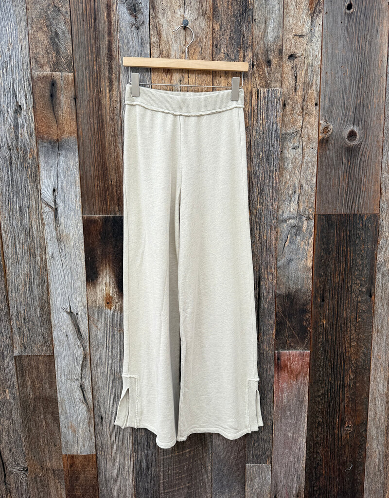 Project Social T Project Social T Beau Wide Leg Pant Ceramic