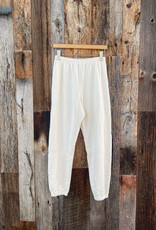 Perfect White Tee Johnny French Terry Easy Sweatpant Bright Ivory