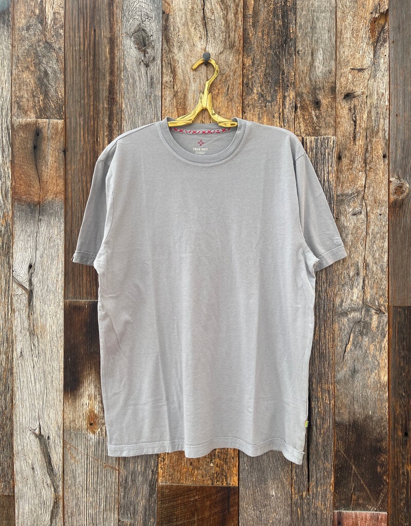 True Grit True Grit Secret Wash S/S Crew Neck Fog