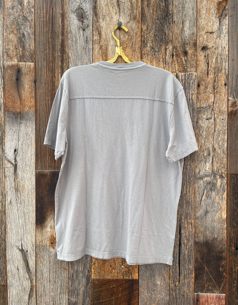True Grit True Grit Secret Wash S/S Crew Neck Fog