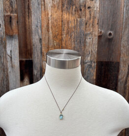 Margaret Solow Margaret Solow Blue Topaz/18K LC-BT/W