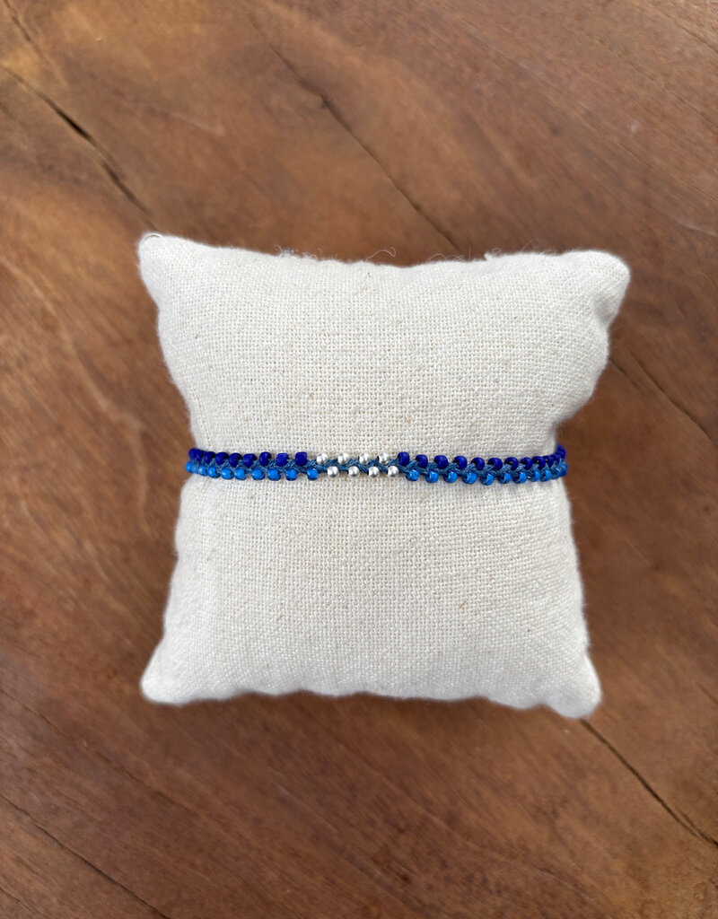 Minetta Syd Blue w/ Silver Accents