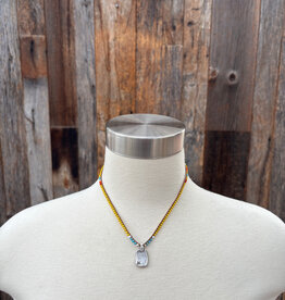 Minetta Sunset Pendant w/ Thumbprint