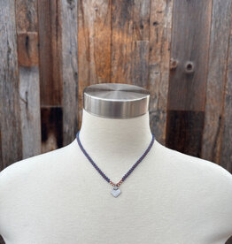 Minetta Blue Beads w/ Tika