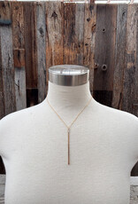 Sabina Vertical Bar Necklace 16" GF SN10G16