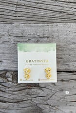 Gratinsta Gratinsta Orchid Gold Studs GP