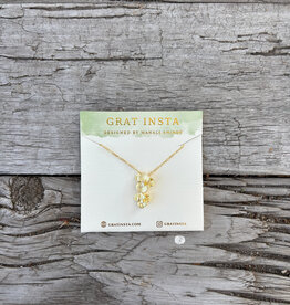 Gratinsta Gratinsta Orchid Gold Necklace GP