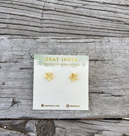 Gratinsta Gratinsta Summer Lily Gold Studs