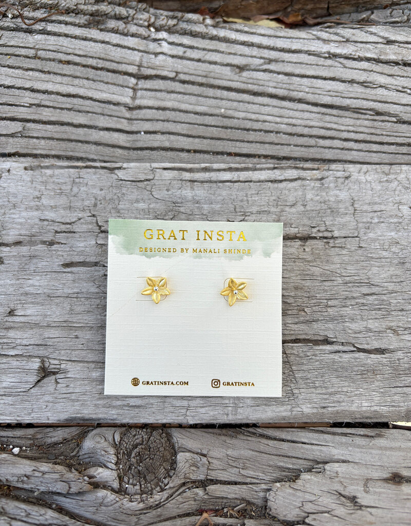 Gratinsta Gratinsta Summer Lily Gold Studs
