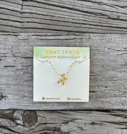 Gratinsta Gratinsta Gold Dog Balloon Necklace 18K GP
