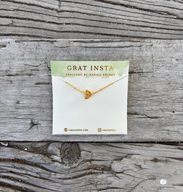 Gratinsta Gratinsta Bumblebee Citrine Gold Necklace