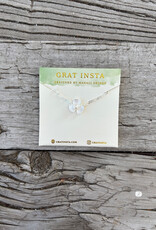 Gratinsta Gratinsta Broad Leaf Silver Necklace