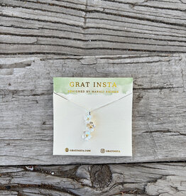 Gratinsta Gratinsta Cherry Blossom Cascade Silver Pendant w/ Chain