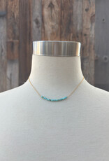 Elizabeth Nicole Elizabeth Nicole Turquoise 14K GF N202 15"