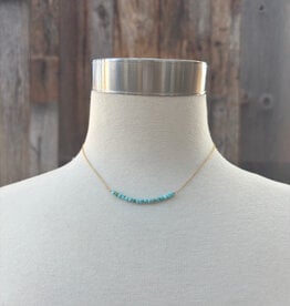 Elizabeth Nicole Elizabeth Nicole Turquoise 14K GF N202 15"