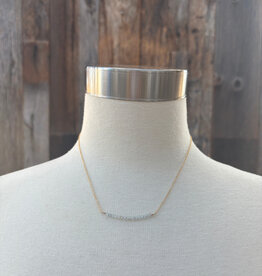 Elizabeth Nicole Elizabeth Nicole Aquamarine 14K GF N202 15"