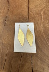 River Song Jewelry River Song Golden Diamond Drop Earrings