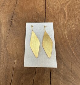 River Song Jewelry River Song Golden Diamond Drop Earrings