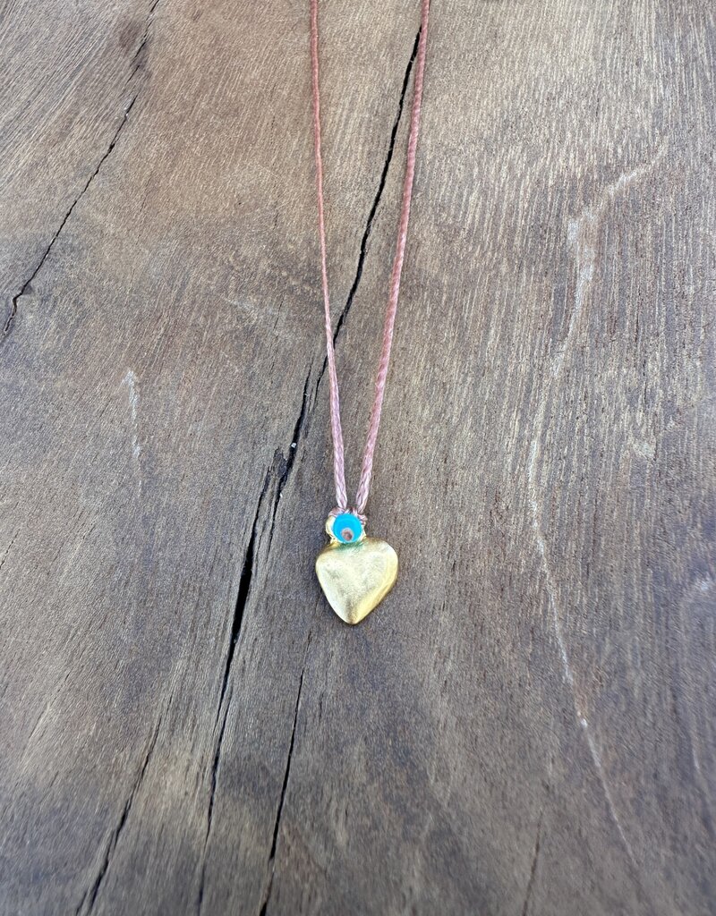 River Song Jewelry River Song Sweetheart Milagro Necklace Golden 24K GV