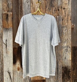 True Grit True Grit Secret Wash Cotton S/S Crew Heather Grey
