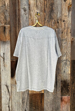 True Grit True Grit Secret Wash Cotton S/S Crew Heather Grey