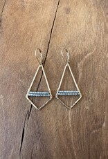 Sabina Bead Bar Kite Corandum Earrings SIE6MKCG