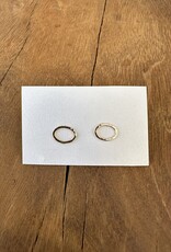 Sabina Oval Studs GF SS14G